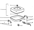 Kenmore 620656305 replacement parts diagram