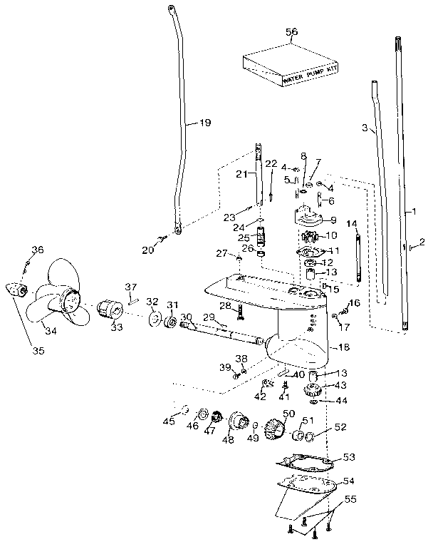 Gear housing assembly