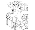 Kenmore 1106817610 machine sub-assembly diagram