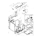 Kenmore 1106818610 machine sub-assembly diagram
