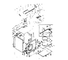 Kenmore 1106818611 machine sub-assembly diagram