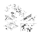 Kenmore 1106824560 top & console assembly diagram