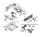 Kenmore 1106824561 top and console assembly diagram