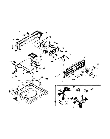Top and console assembly