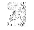 Kenmore 1106824521 machine sub-assembly diagram
