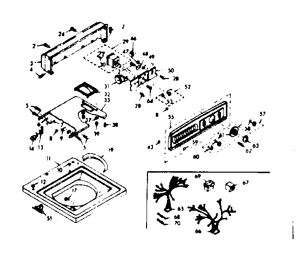 Top and console assembly