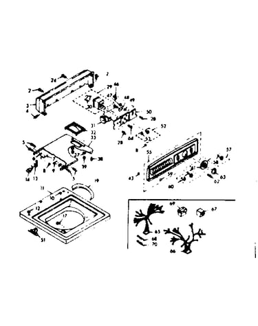 Top and console assembly