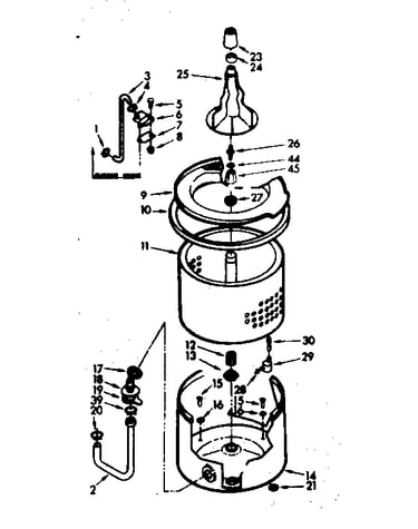 Tub and basket assembly