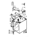 Kenmore 1106824574 cabinet parts diagram