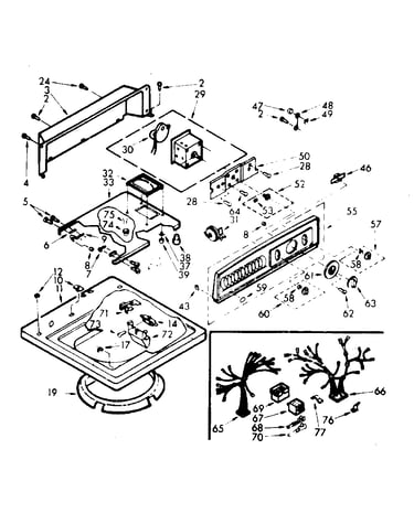 Top and console assembly