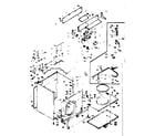 Kenmore 1106857701 machine sub-assembly diagram