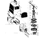 Craftsman 106151230 replacement parts diagram