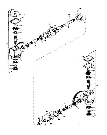 R-angle drive-r & l hand
