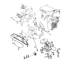 Craftsman 1318540 drive assembly and grill diagram