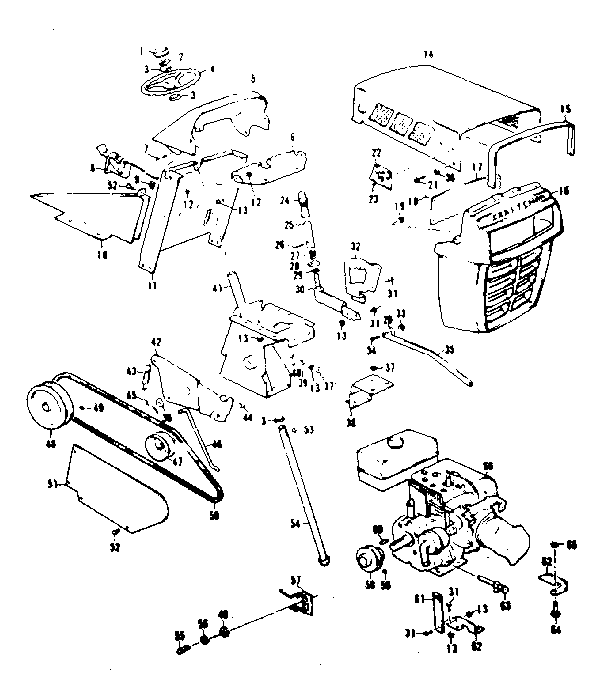 Drive assembly and grill