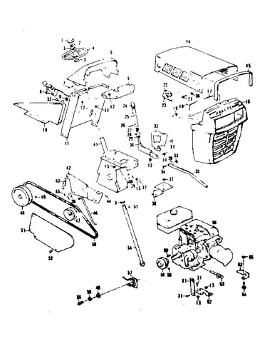 Drive assembly and grill