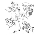Craftsman 1318541 drive assembly and grill diagram