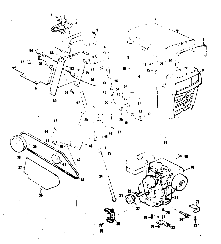 Drive assembly and grill