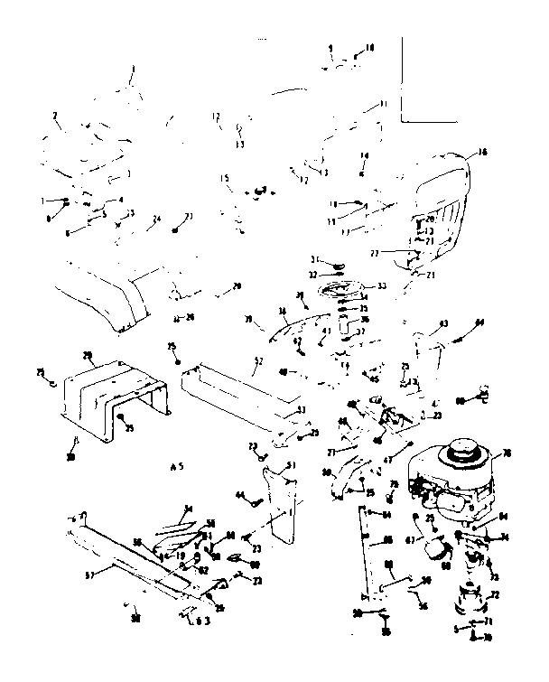 GRILL AND SEAT ASSEMBLY