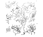 Craftsman 13196700 grill and steering assembly diagram