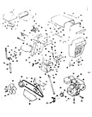 Grill and steering assembly