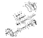 Craftsman 13196700 gear reduction and differential diagram