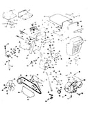 Grill and steering assembly