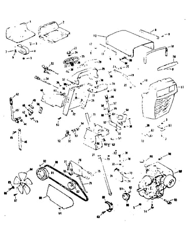 Grill and steering assembly