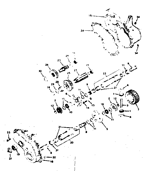 Gear reduction and differential - 794049