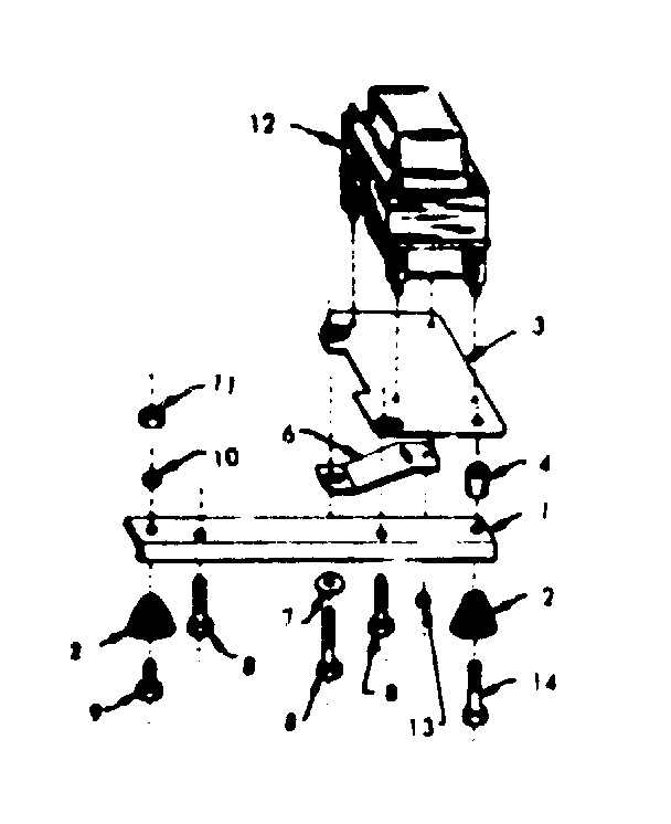 Reactor asm & engine mounting support