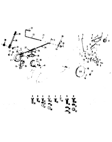 Idler & braking assembly