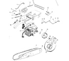 Craftsman 917351061 chain/bar and oil/fuel parts diagram
