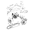 Craftsman 917351360 chain/bar and oil/fuel parts diagram