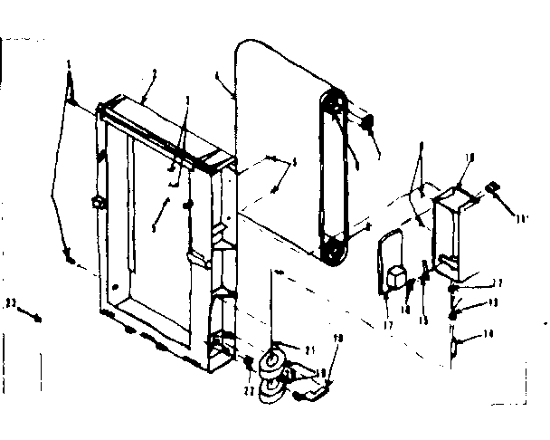 PAD FRAME ASSEMBLY