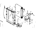 Kenmore 75872970 pad frame assembly diagram