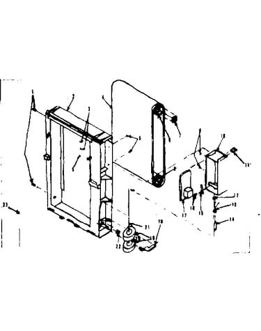Pad frame assembly