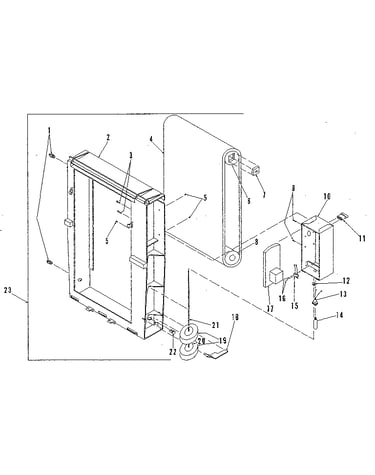 Pad frame assembly