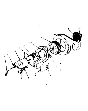 Optional equipment, forced air blower 42-85206