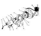 Kenmore 155852511 optional forced air blower stock 42-85206 diagram