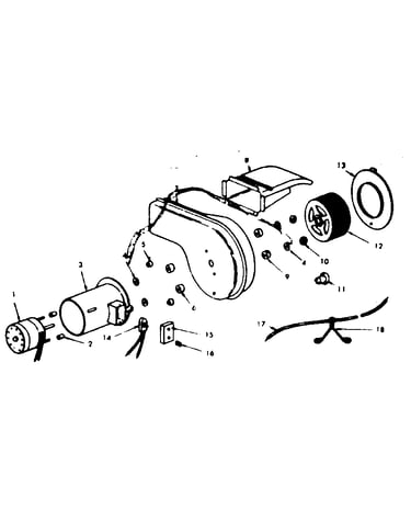 Optional forced air blower no. 42-70016