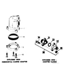 Horizontal casing adapters & adapter flange kit