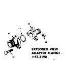 Adapter flange kit 42.3190