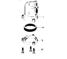 Kenmore 3902558 horizontal casing adapter diagram