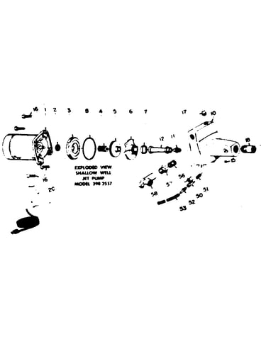 Shallow well jet pump