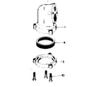 Sears 3902557 horizontal casing adapter diagram