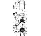 Sears 39030101 motor and pump assembly diagram