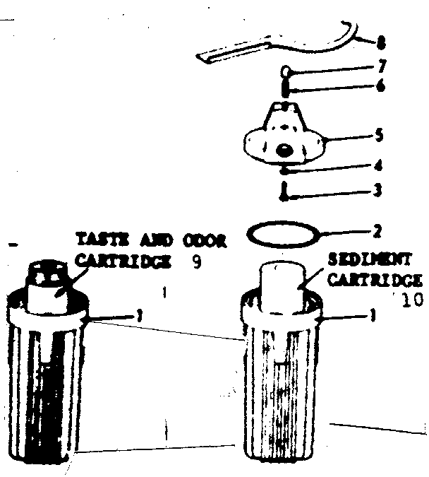 TASTE AND ODOR FILTER & SEDIMENT DIRTGUARD FILTER