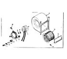 Kenmore 86774582 h-q blower assembly diagram