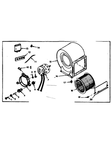 H-q blower assembly