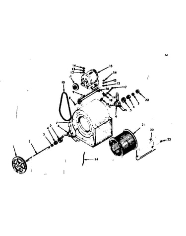 H-q blower assembly